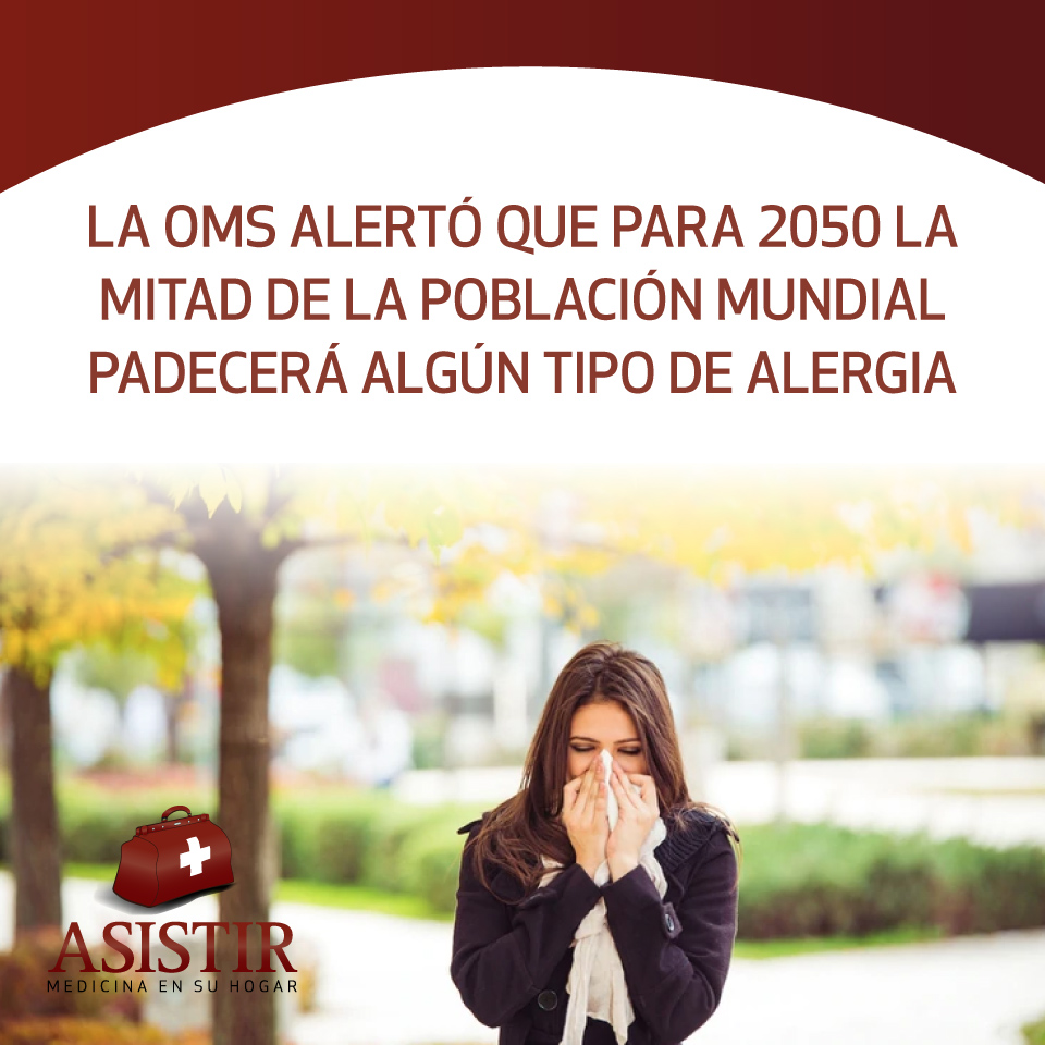 La OMS alertó que para 2050 la mitad de la población mundial padecerá algún tipo de alergia