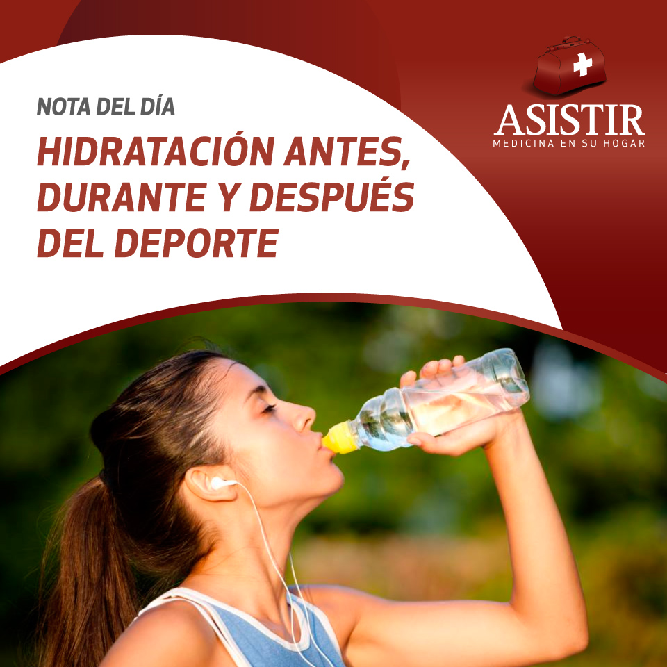 Hidratación antes, durante y después de la actividad física: el uso de bebidas deportivas